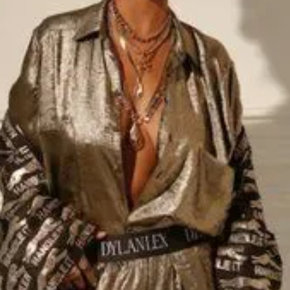 Dylanlex Gold Metallic Shirt